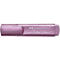 A pink highlighter by Faber-Castell with the inscription "Brilliant Ruby".