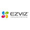 Firmenlogo von EZVIZ mit buntem, blütenartigem Symbol und grauem Schriftzug auf weißem Grund.