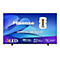 Hisense QLED Fernseher mit FIFA WM-Logo und Logos für Dolby Vision, Atmos und AI-Upscaling.