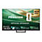 Hisense Mini-LED ULED Fernseher mit FIFA 2026 Sponsoring-Logo auf grünem Hintergrund und technologischen Ausstattungsmerkmalen.