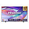 Hisense 4K QLED Fernseher mit New 2026 Badge, Dolby Vision, AI Upscaler und Motion Features auf hellem Hintergrund.