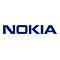 Blauer Nokia-Schriftzug auf weißem Hintergrund.