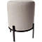 Hocker Paperflow Nest, mit Schutzkappen, Polyester & Stahl, grau
