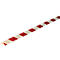 Hoekbeschermprofiel type E, 5 m/rol, wit/rood