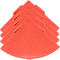 Hoeken voor vloerrooster Yoga Rost®, rood, 4 stuks