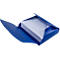 Hoekmappen FolderSys JUMBO, A4, B 240 x H 320 mm, 3 binnenflappen &amp; elastische sluiting, polypropyleen, dikte 0,42 mm, blauw, 10 st.