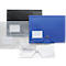 Hoekmappen FolderSys JUMBO, A4, B 240 x H 320 mm, 3 binnenflappen &amp; elastische sluiting, polypropyleen, dikte 0,42 mm, transparant, 10 st.