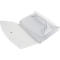 Hoekmappen FolderSys JUMBO, A4, B 240 x H 320 mm, 3 binnenflappen &amp; elastische sluiting, polypropyleen, dikte 0,42 mm, wit, 10 st.