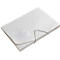 Hoekmappen FolderSys JUMBO, A4, B 240 x H 320 mm, 3 binnenflappen &amp; elastische sluiting, polypropyleen, dikte 0,42 mm, wit, 10 st.