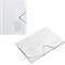 Hoekmappen FolderSys JUMBO, A4, B 240 x H 320 mm, 3 binnenflappen &amp; elastische sluiting, polypropyleen, dikte 0,42 mm, wit, 10 st.