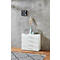 Home Kantoorkast TEMPIO, van hout, 4 laden, 2 OH, B 800 x D 340 x H 720 mm, wit/wit