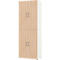 Home Office classeur TEMPIO, en bois, 4 portes, 6 OH, L 800 x P 340 x H 2130 mm, blanc/chêne Sonoma