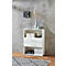 Home Office combinatierek TEMPIO, van hout, 2 laden, 3 OH, B 800 x D 340 x H 1070 mm, wit/wit