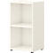 Home Office Regal TEMPIO, aus Holz, 2 Fächer, 2 OH, B 400 x T 340 x H 720 mm, weiß