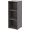 Home Office Regal TEMPIO, aus Holz, 3 Fächer, 3 OH, B 400 x T 340 x H 1070 mm, anthrazit
