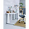 Home Office tafel, rechthoekig, C-poot, B 1200 x D 600 x H 735 mm, wit/wit