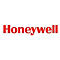 Logo Honeywell rouge sur fond blanc.