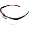 HONEYWELL Adaptec veiligheidsbril, EN 166-1FT, zwart/rode veren, heldere lens, HydroShield coating