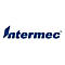 Blaues Intermec-Logo auf weißem Hintergrund.