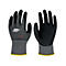 HONEYWELL Handschuhe FlexMech 663+, Gr.9, grau/schwarz, EN420, EN388, EN407, Nitrilschaum, PSA II, touchscreenfähig