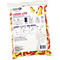 Verpakking met gele en rode oordopjes. Gedrukt: Laser Lite, Howard Leight, SNR 35 dB.
