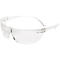 Lunettes de sécurité transparentes avec monture et verres transparents. Les lunettes ont une monture incurvée pour une protection accrue.