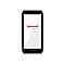 Schwarzes Smartphone mit Honeywell-Logo auf weißem Bildschirm. Das Gerät ist vor weißem Hintergrund zentriert.
