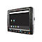 Robustes Honeywell Tablet, schwarzer Rahmen, Bildschirm mit App-Icons, oben das Honeywell Logo.