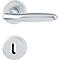 HOPPE Verona rozettengarnituur 1510/42KB/42KBS, aluminium F1, voor deurdikte 37-47 mm, DIN L/R, QuickpinPlus