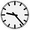Horloge à quartz, Horloge avec index à bâtons