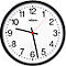 Horloge murale radio Peweta Ø 250 mm, noir, chiffres arabes, horloge radio DCF77, verre minéral