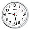 Horloge murale radio-pilotée, Ø 300 mm, argent mat