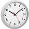 Horloge murale radio-pilotée, en plastique, fonctionnement à piles