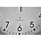 Horloge murale radio-pilotée, en plastique, fonctionnement à piles