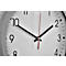 Horloge murale radio-pilotée, en plastique, fonctionnement à piles