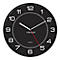 Horloge murale UNILUX Mega, quartz, Ø 57,5 cm, noir