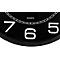 Horloge murale UNILUX Mega, quartz, Ø 57,5 cm, noir