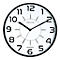 Horloge murale UNILUX Pop avec mouvement à quartz silencieux, Ø 30 cm, cadre en plastique ABS, noir