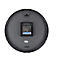 Horloge murale UNILUX Pop avec mouvement à quartz silencieux, Ø 30 cm, cadre en plastique ABS, noir