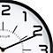Horloge murale UNILUX Pop avec mouvement à quartz silencieux, Ø 30 cm, cadre en plastique ABS, noir