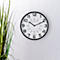 Horloge murale UNILUX Pop avec mouvement à quartz silencieux, Ø 30 cm, cadre en plastique ABS, noir