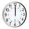 Horloge murale UNILUX Wave, radio, Ø 30 cm, gris métal