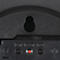 Horloge murale UNILUX Wave, radio, Ø 30 cm, gris métal