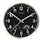 Horloge murale UNILUX Wetty, avec thermomètre et hygromètre, quartz, Ø 30 cm, gris métal