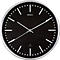 Horloge radio pilotée Maulfly, Ø 300 mm, noir