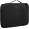 Housse pour ordinateur portable Exacompta Business, pour ordinateurs portables 13-14'', rembourrée, poignée &amp; poche zippée, L 370 x P 25 x H 280 mm, polyester post-consommation, noir
