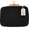 Housse pour ordinateur portable Exacompta Business, pour ordinateurs portables 13-14'', rembourrée, poignée &amp; poche zippée, L 370 x P 25 x H 280 mm, polyester post-consommation, noir