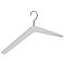 Houten kleerhanger Rudolf Weber KG Hout, hangerdikte 22 mm, draaibare haak, 4 stuks, wit