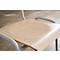 Houten stoel voor collectieve ruimtes - stapelbaar - B 385 x D 390 x H 490 mm - lichtgrijs frame , beuken