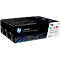 HP 128A pak van 3 LaserJet CF371AM printcassettes color